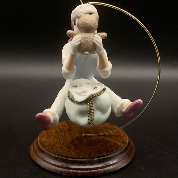 Vintage 1987 Hallmark Keepsake Mime Clown Teddy Bear Ornament - Picture 5 of 16